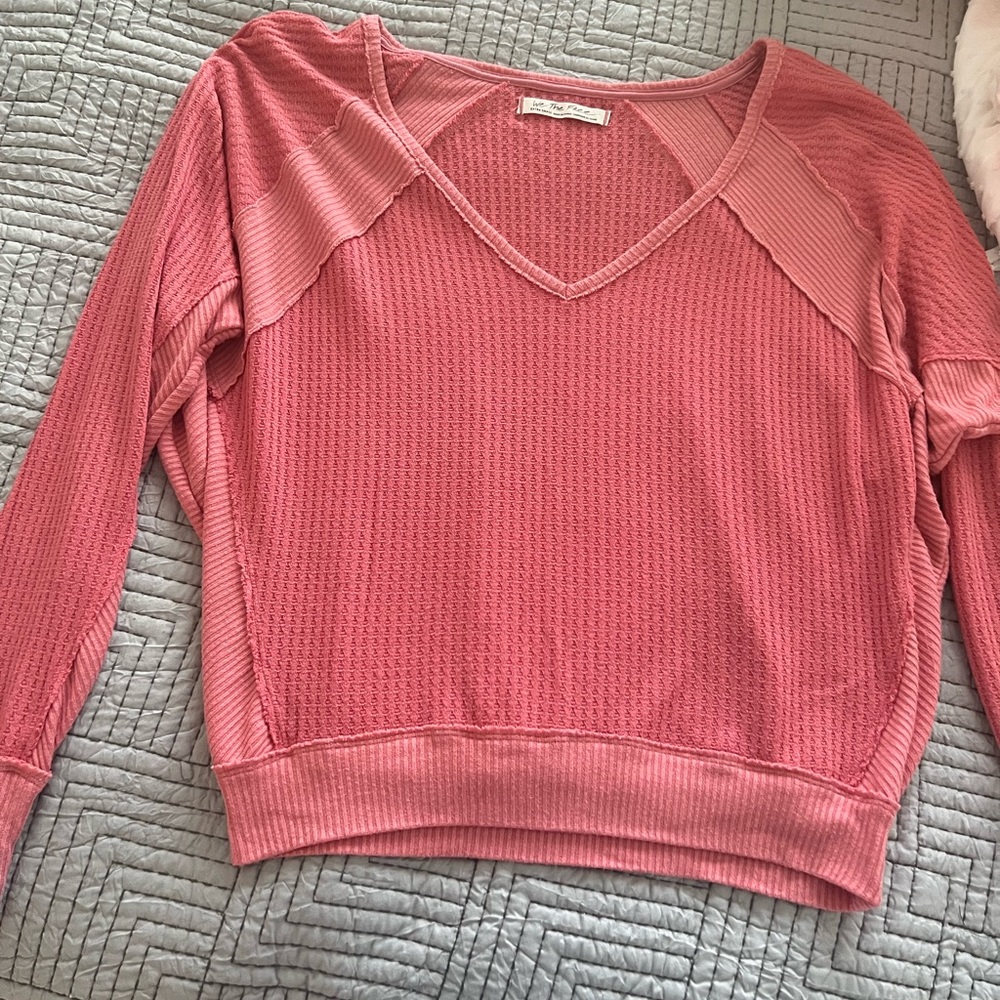 pink sweater